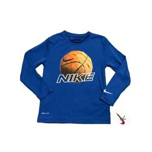 NIKE Dri-Fit Logo T Shirt Little Boys‎ 5